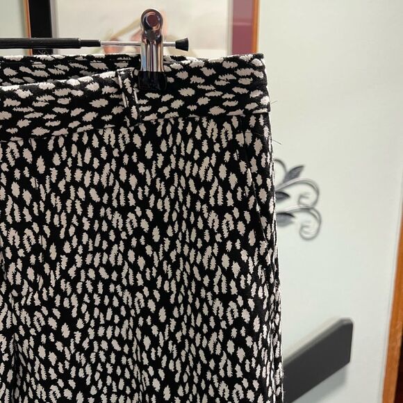 Banana Republic Monochrome Patterned Trousers Lined Inseam 30”. #DP340 - Picture 3 of 9